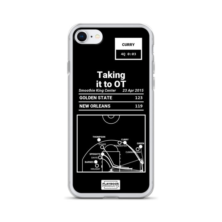 Golden State Warriors Greatest Plays iPhone Case: Taking it to OT (2015)