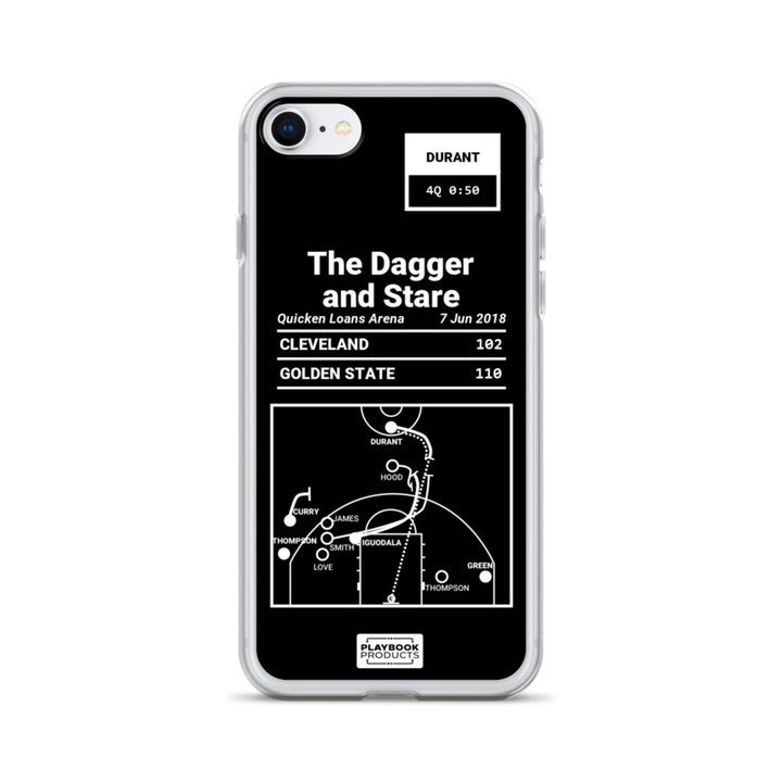 Golden State Warriors Greatest Plays iPhone Case: The Dagger and Stare (2018)