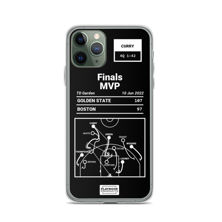 Golden State Warriors Greatest Plays iPhone Case: Finals MVP (2022)