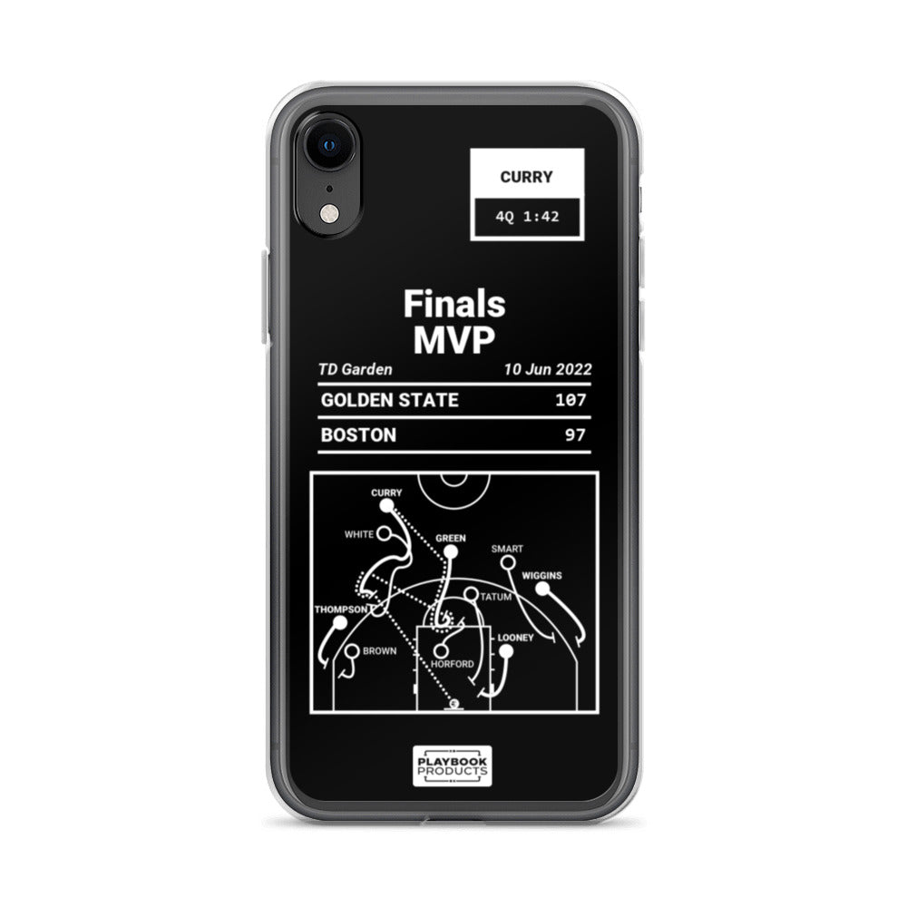 Golden State Warriors Greatest Plays iPhone Case: Finals MVP (2022)