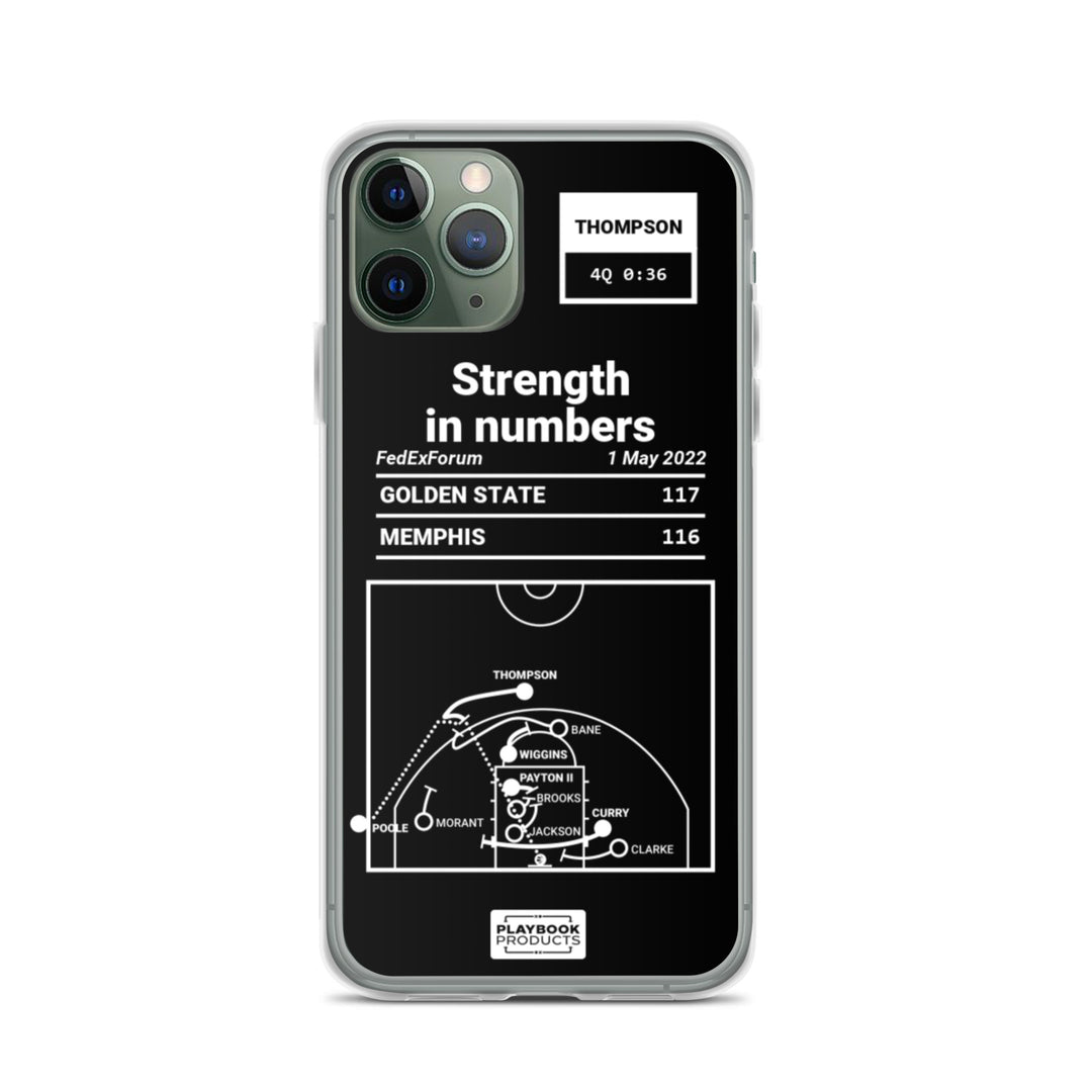 Golden State Warriors Greatest Plays iPhone Case: Strength in numbers (2022)