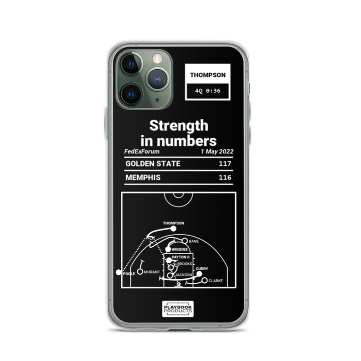 Golden State Warriors Greatest Plays iPhone Case: Strength in numbers (2022)