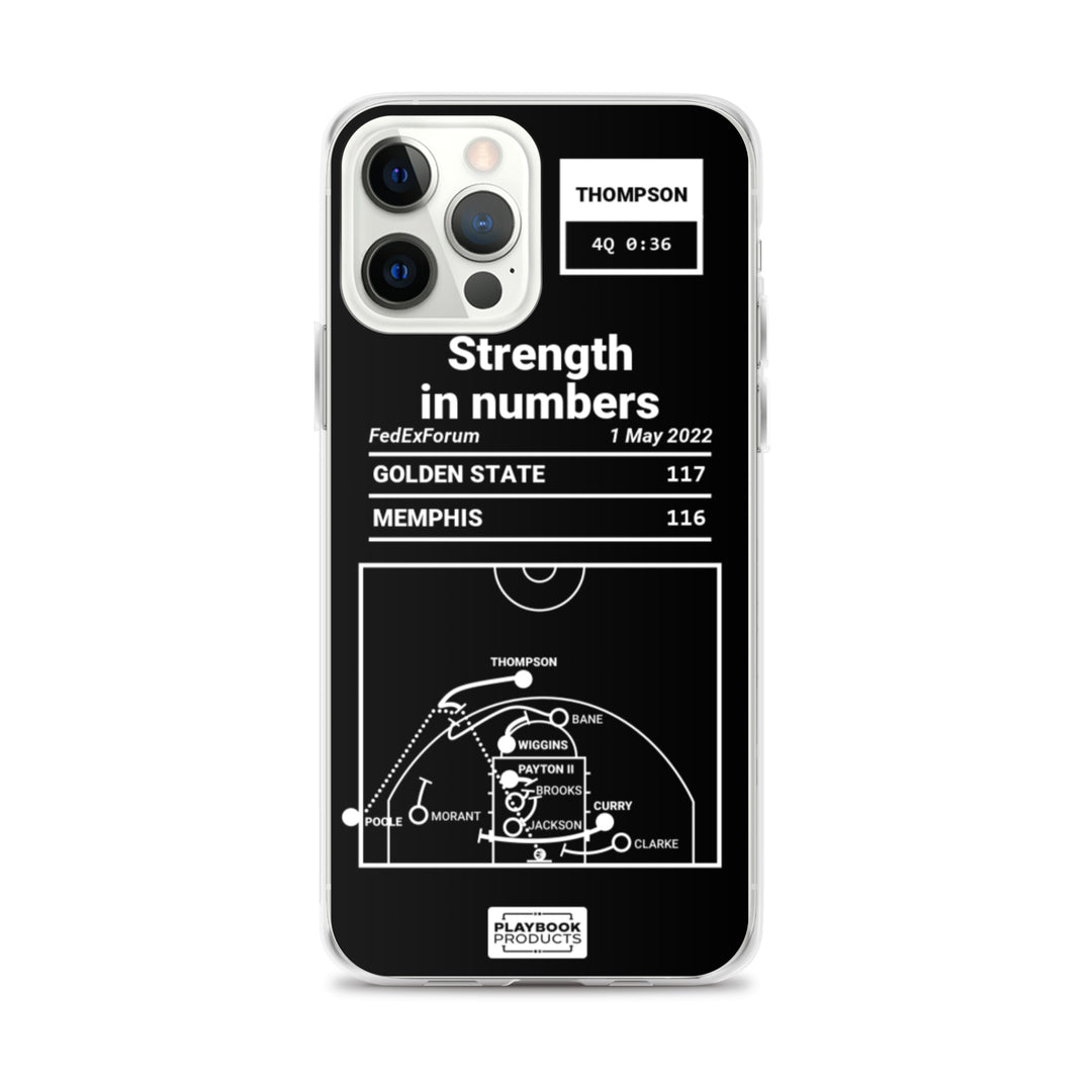 Golden State Warriors Greatest Plays iPhone Case: Strength in numbers (2022)