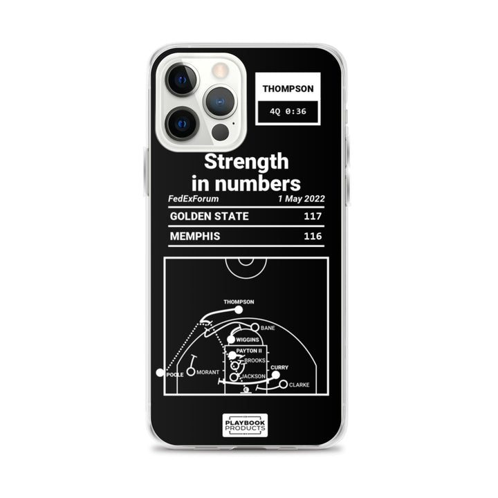 Golden State Warriors Greatest Plays iPhone Case: Strength in numbers (2022)