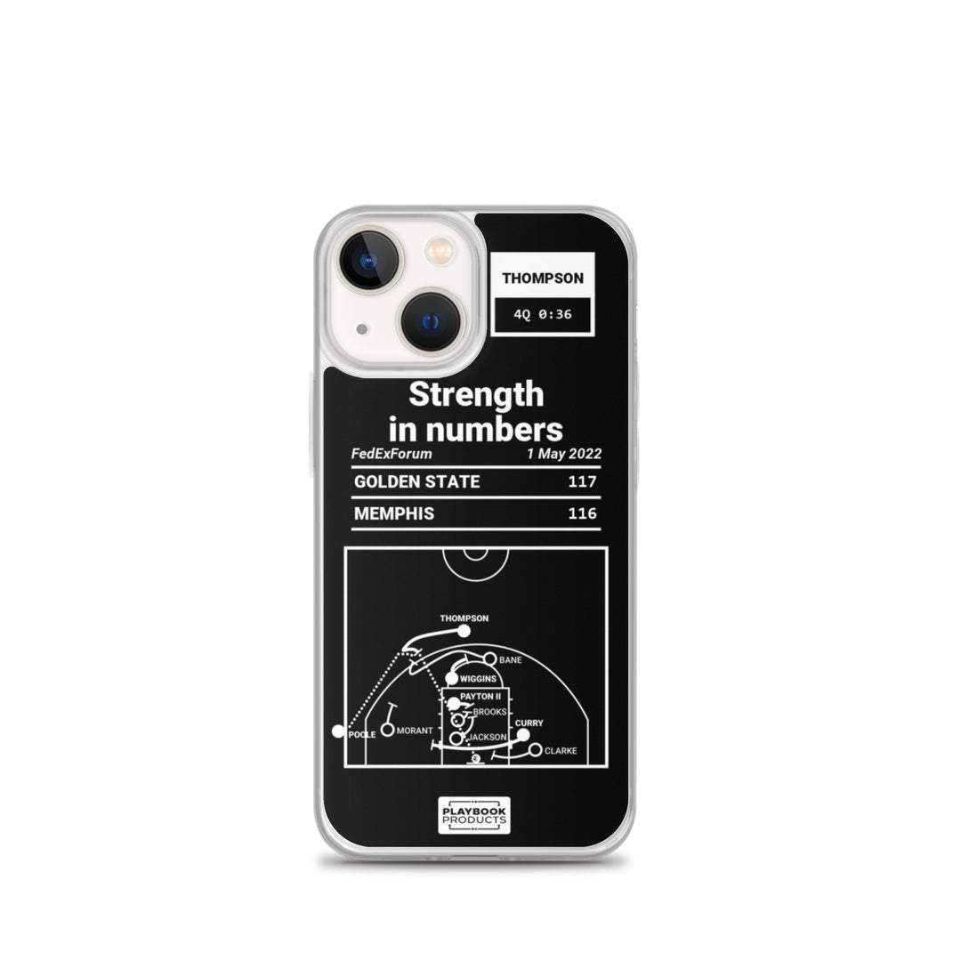 Golden State Warriors Greatest Plays iPhone Case: Strength in numbers (2022)
