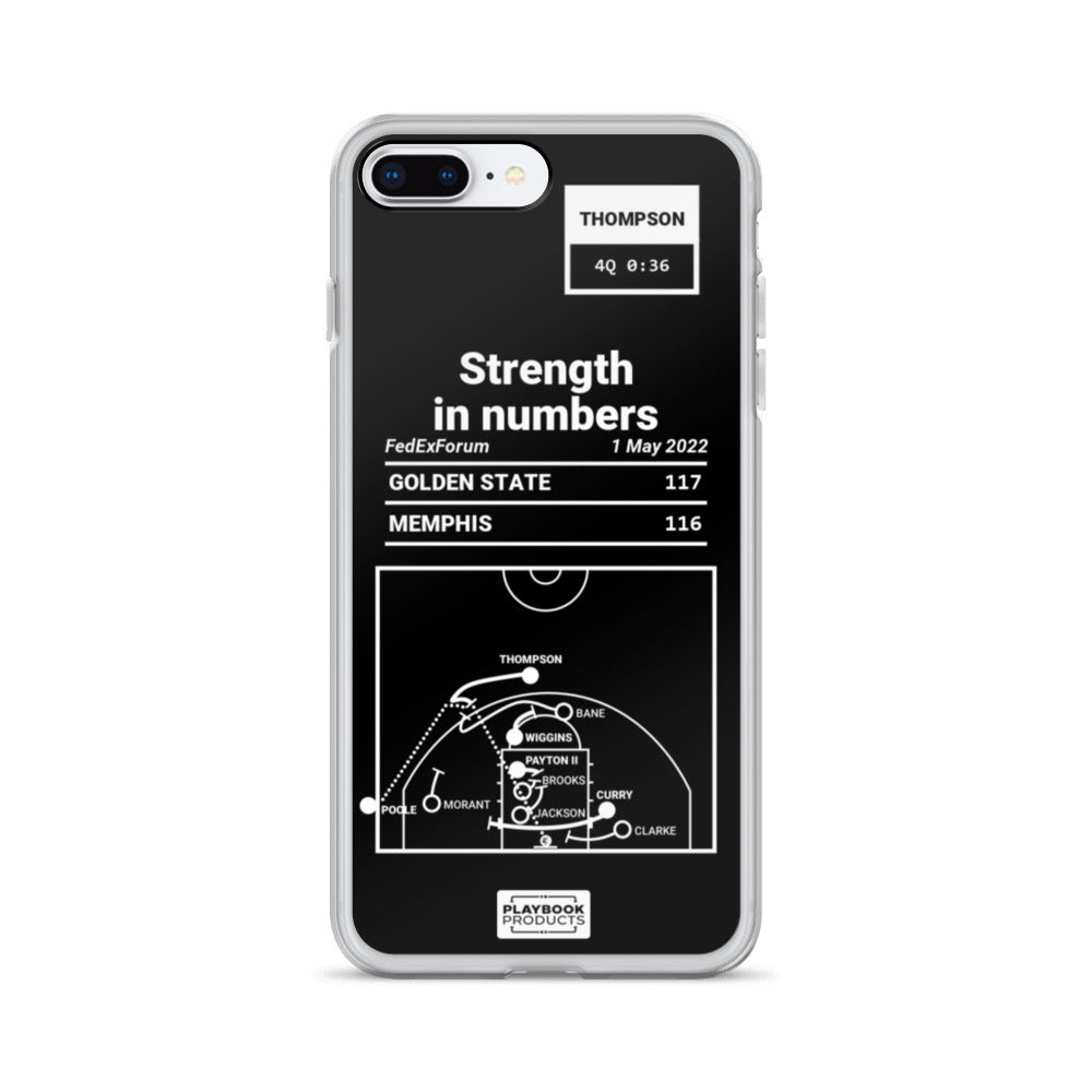Golden State Warriors Greatest Plays iPhone Case: Strength in numbers (2022)