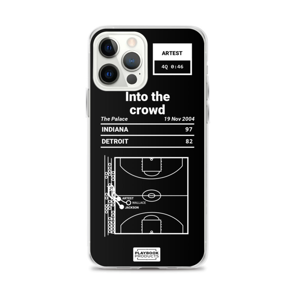 Oddest Pacers Plays iPhone Case: Into the crowd (2004)