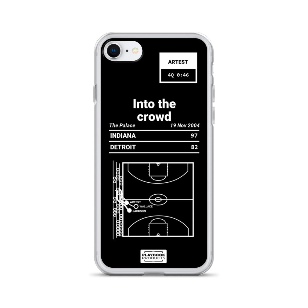 Oddest Pacers Plays iPhone Case: Into the crowd (2004)