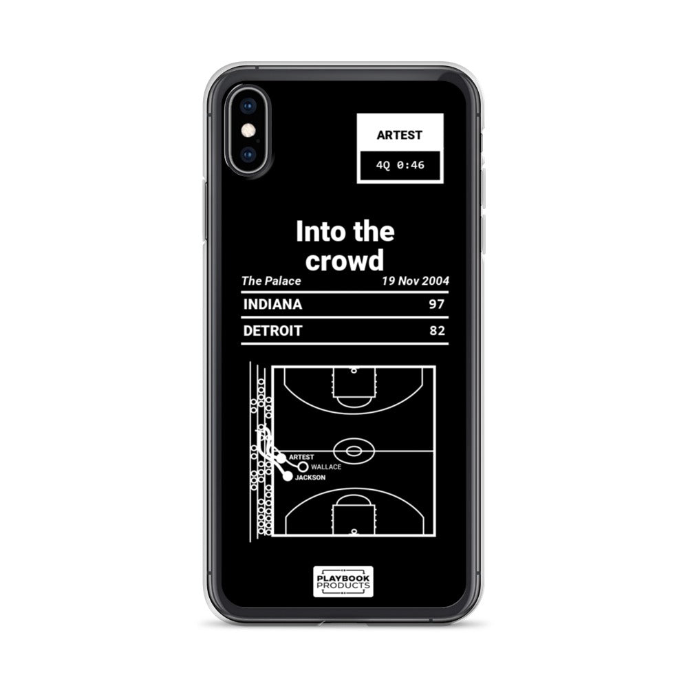 Oddest Pacers Plays iPhone Case: Into the crowd (2004)