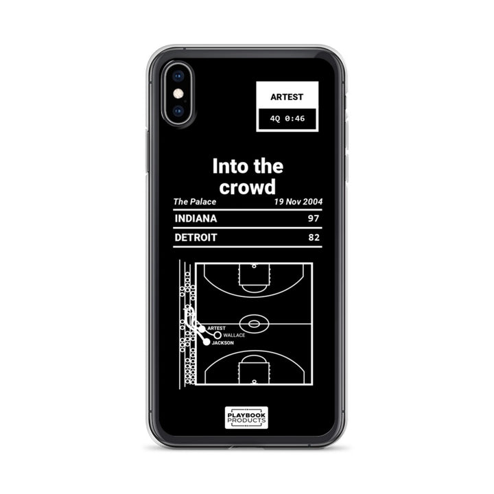 Oddest Pacers Plays iPhone Case: Into the crowd (2004)