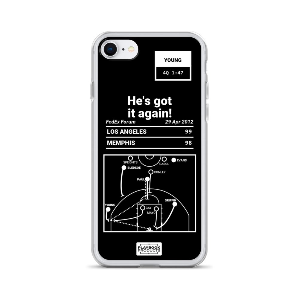 LA Clippers Greatest Plays iPhone Case: He's got it again! (2012)