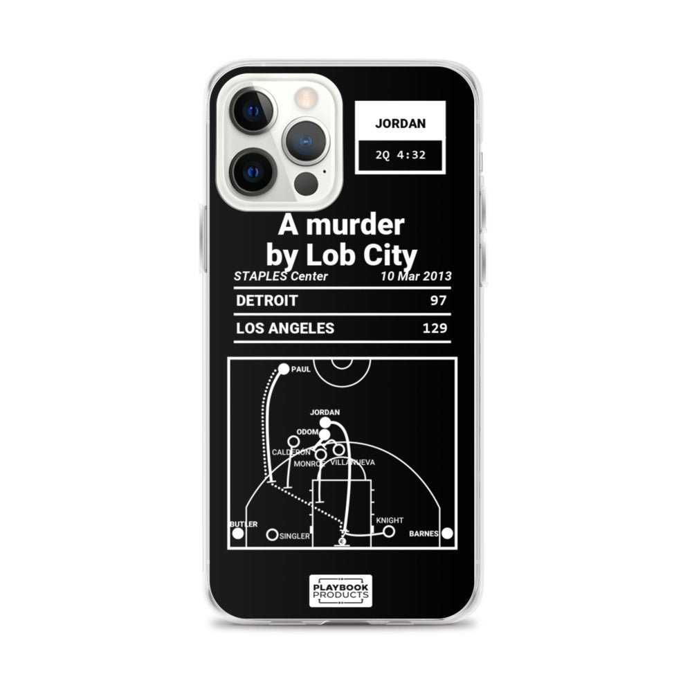 LA Clippers Greatest Plays iPhone Case: A murder by Lob City (2013)
