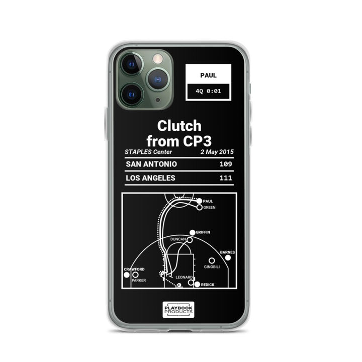 LA Clippers Greatest Plays iPhone Case: Clutch from CP3 (2015)