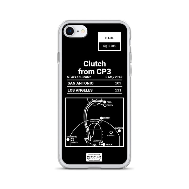 LA Clippers Greatest Plays iPhone Case: Clutch from CP3 (2015)