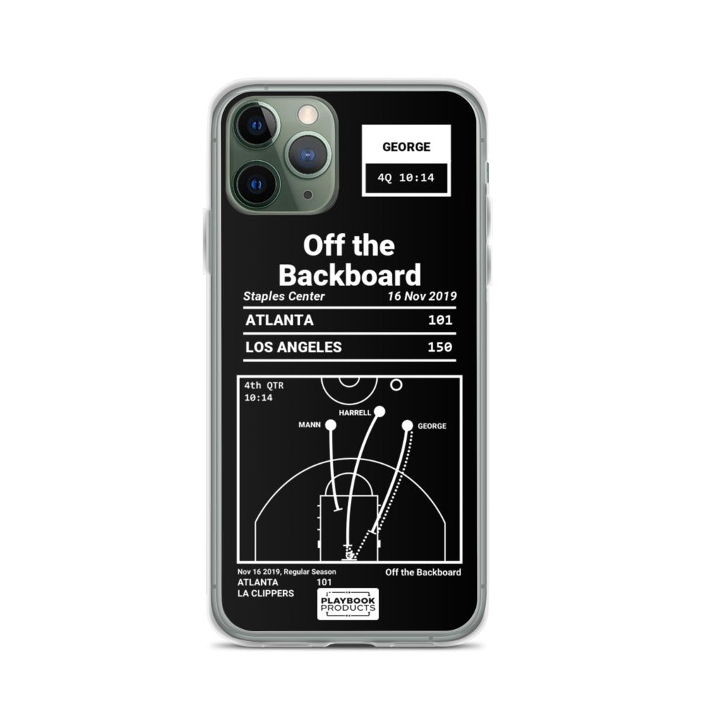LA Clippers Greatest Plays iPhone Case: Off the Backboard (2019)