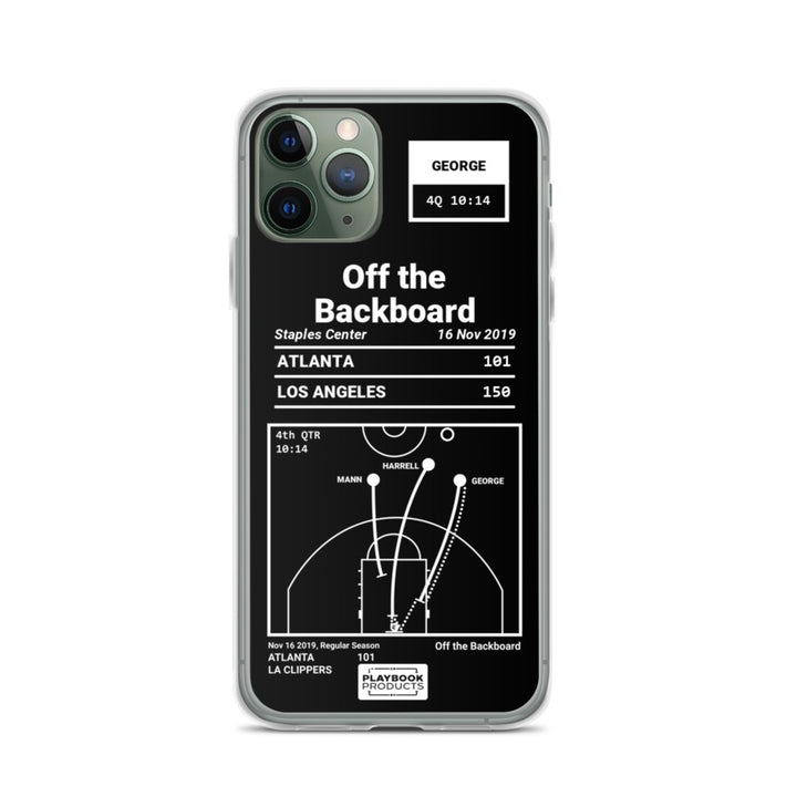 LA Clippers Greatest Plays iPhone Case: Off the Backboard (2019)
