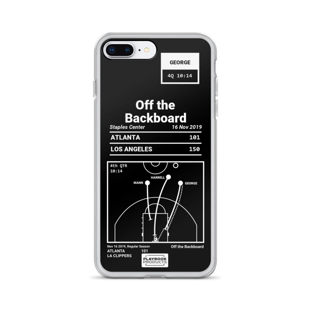 LA Clippers Greatest Plays iPhone Case: Off the Backboard (2019)