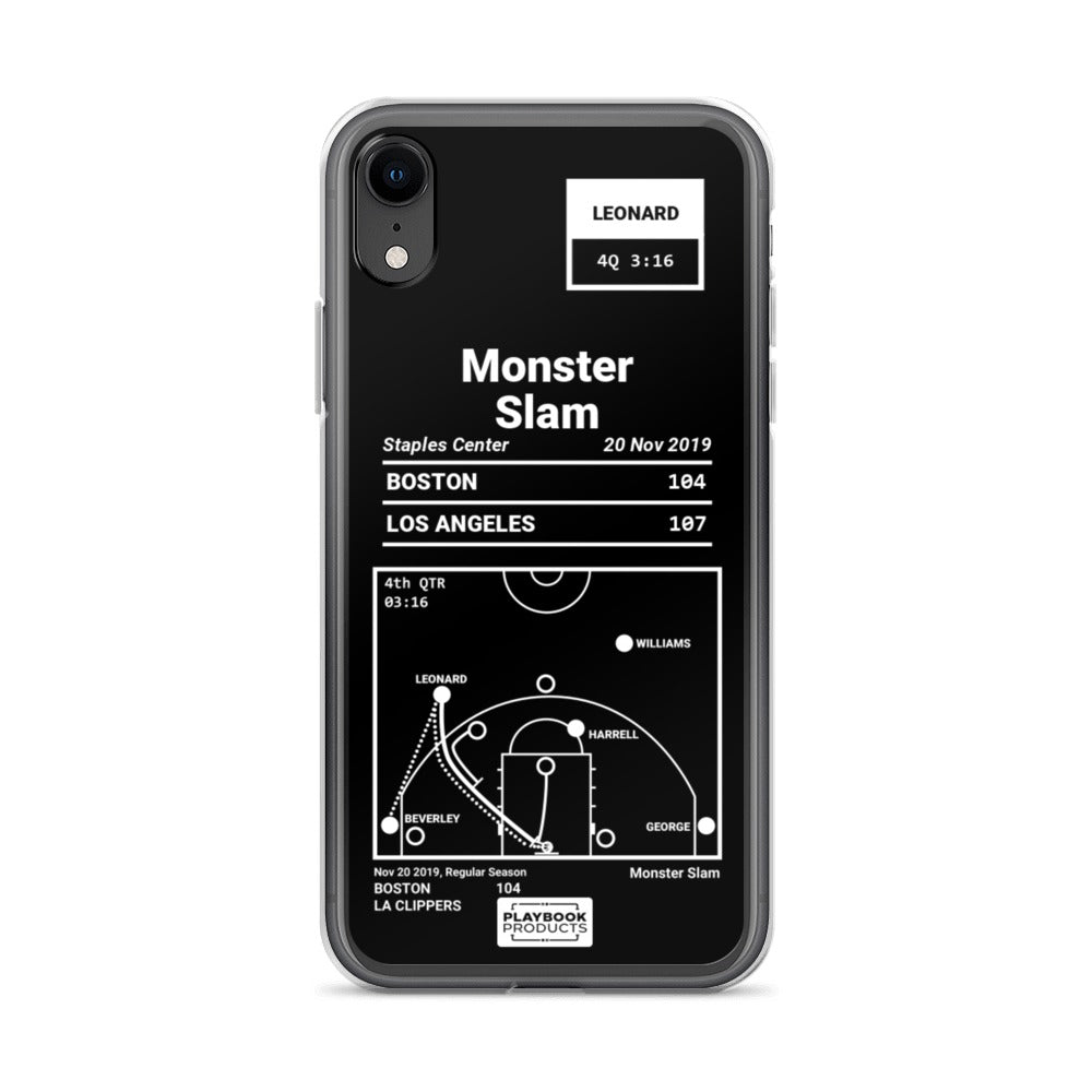 LA Clippers Greatest Plays iPhone Case: Monster Slam (2019)