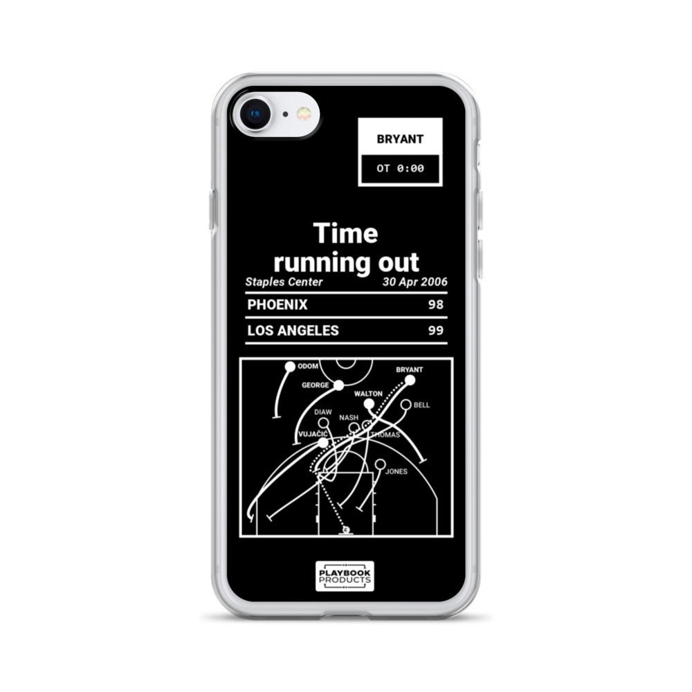 Los Angeles Lakers Greatest Plays iPhone Case: Time running out (2006)