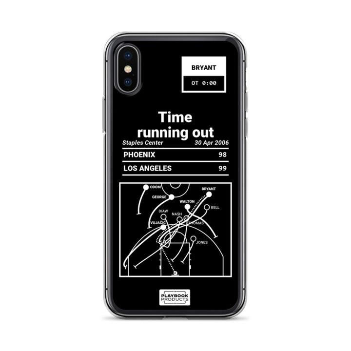 Los Angeles Lakers Greatest Plays iPhone Case: Time running out (2006)