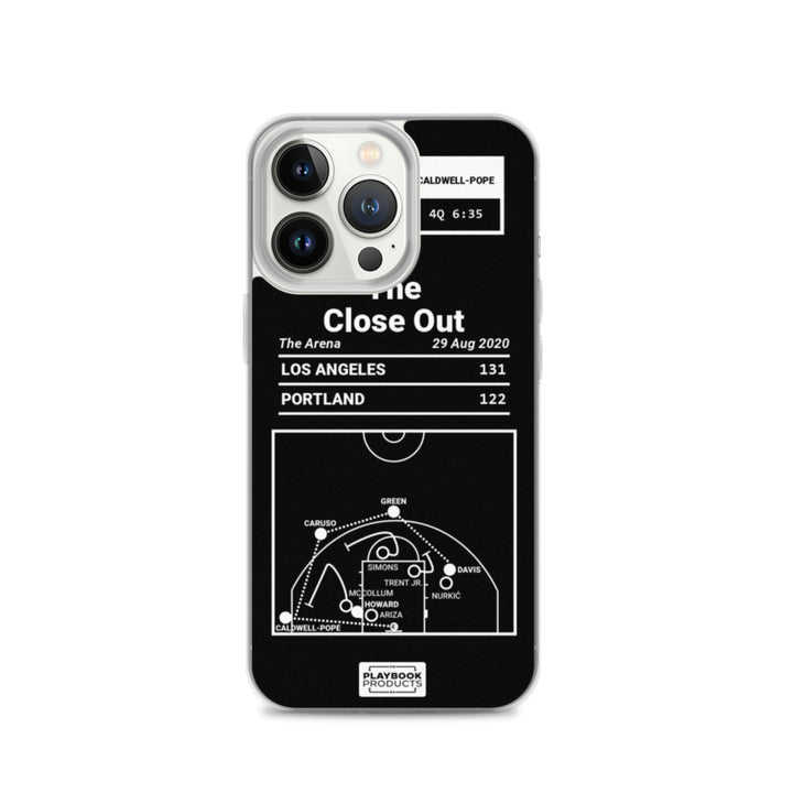 Los Angeles Lakers Greatest Plays iPhone Case: The Close Out (2020)