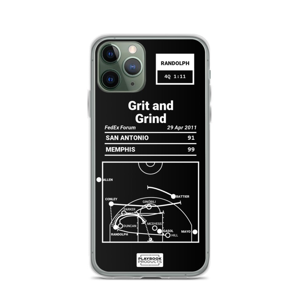 Memphis Grizzlies Greatest Plays iPhone Case: Grit and Grind (2011)