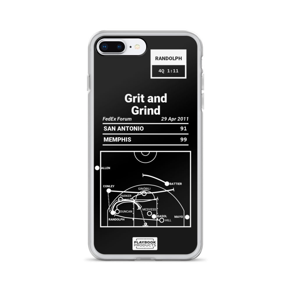 Memphis Grizzlies Greatest Plays iPhone Case: Grit and Grind (2011)