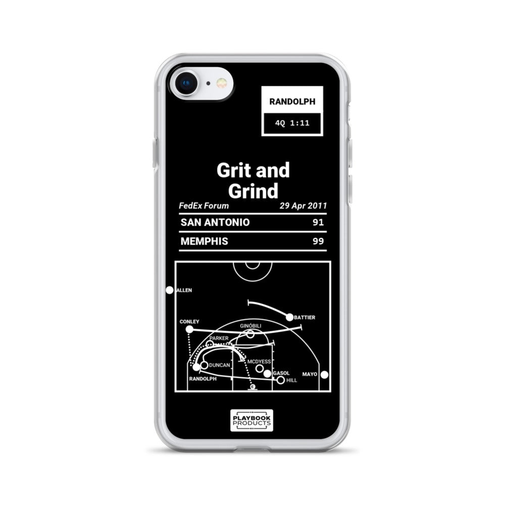 Memphis Grizzlies Greatest Plays iPhone Case: Grit and Grind (2011)