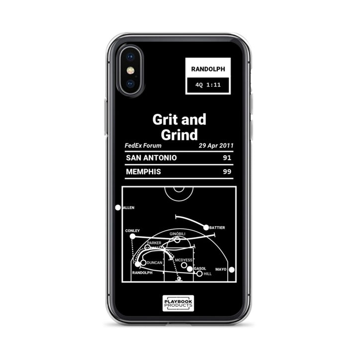 Memphis Grizzlies Greatest Plays iPhone Case: Grit and Grind (2011)