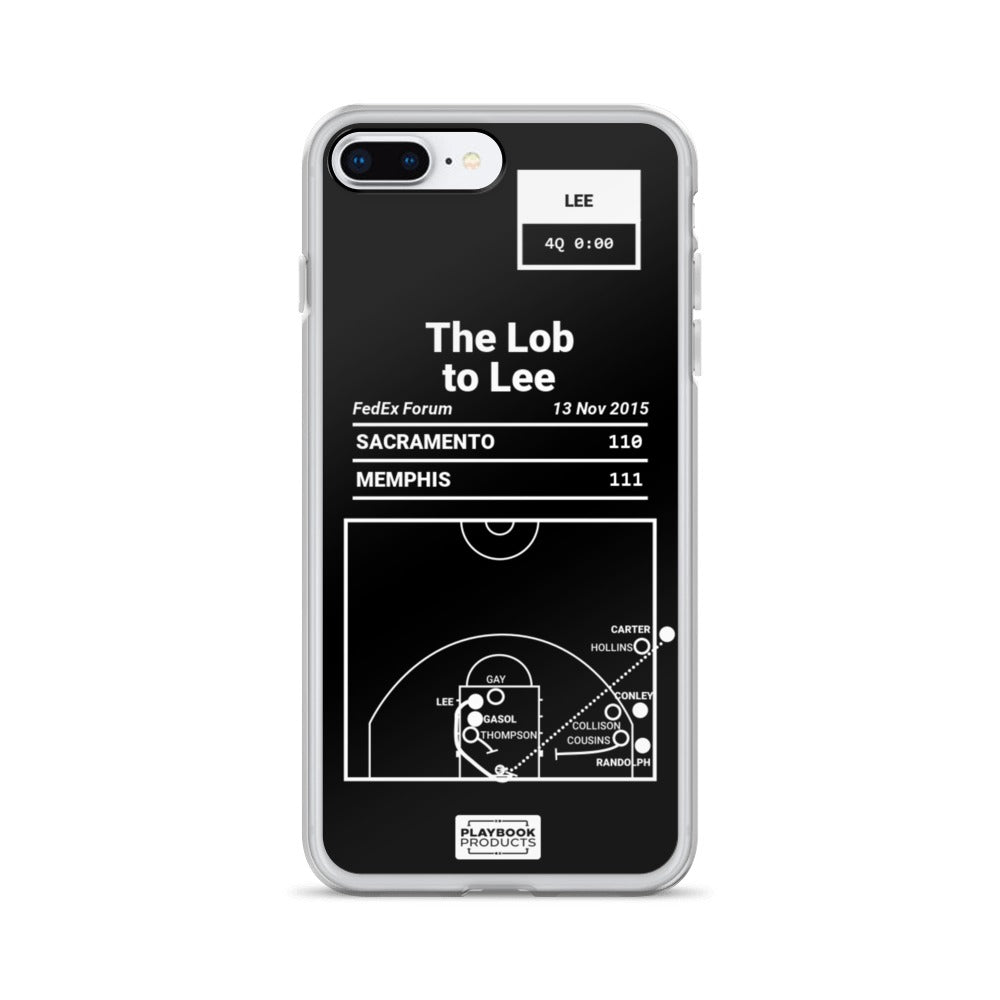 Memphis Grizzlies Greatest Plays iPhone Case: The Lob to Lee (2015)