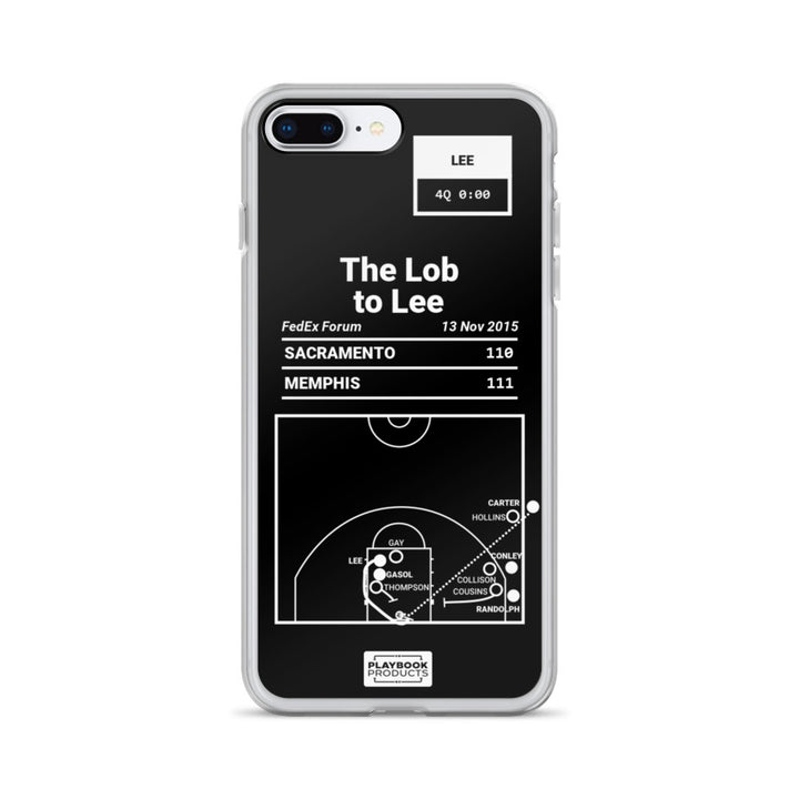 Memphis Grizzlies Greatest Plays iPhone Case: The Lob to Lee (2015)