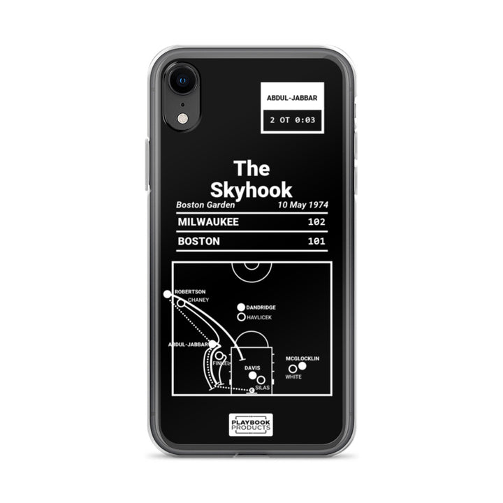 Milwaukee Bucks Greatest Plays iPhone Case: The Skyhook (1974)