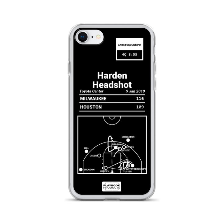 Oddest Bucks Plays iPhone Case: Harden Headshot (2019)