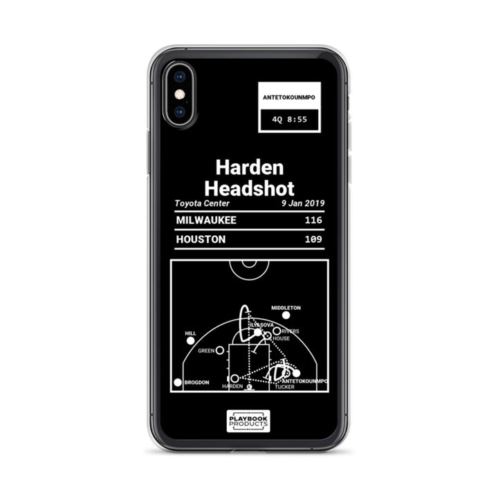 Oddest Bucks Plays iPhone Case: Harden Headshot (2019)