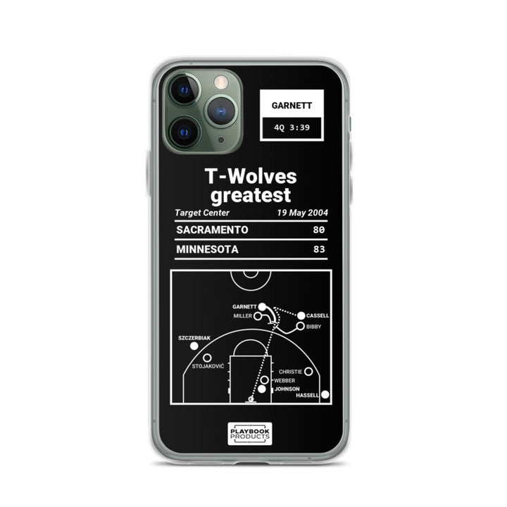 Minnesota Timberwolves Greatest Plays iPhone Case: T-Wolves greatest (2004)