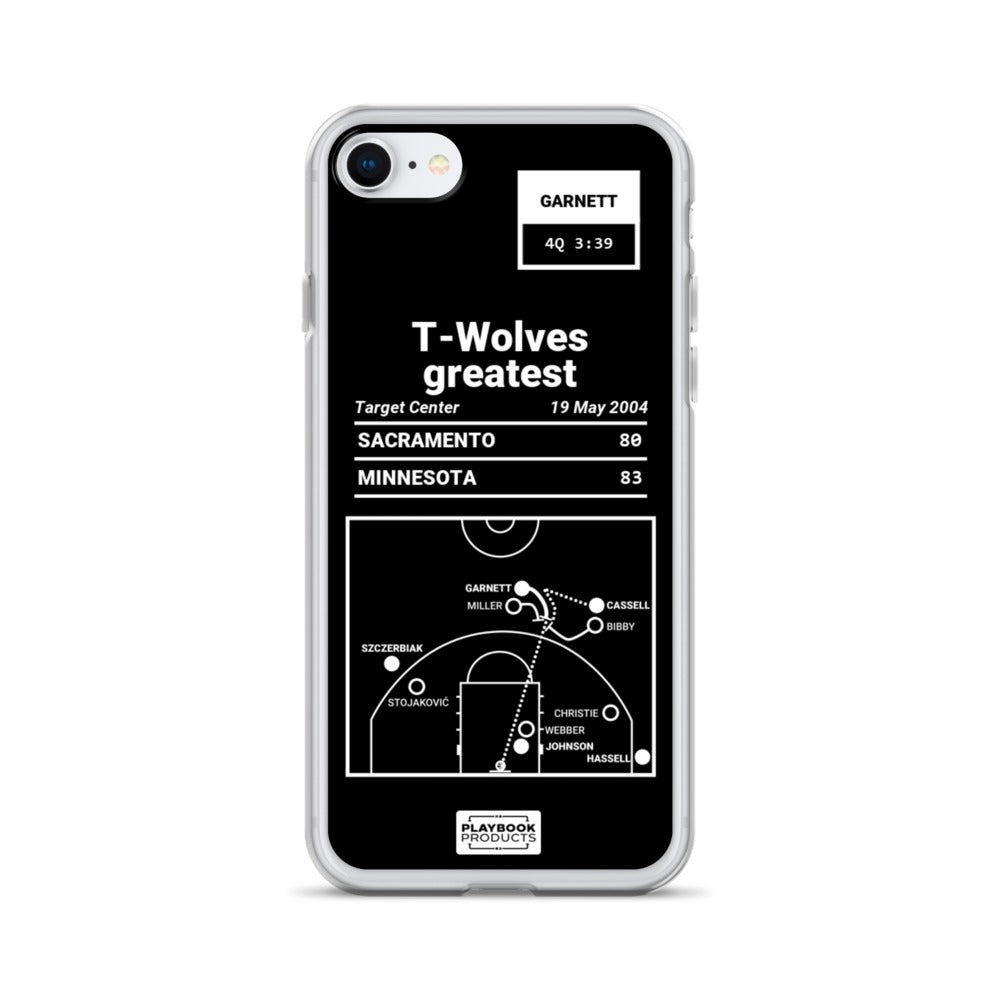 Minnesota Timberwolves Greatest Plays iPhone Case: T-Wolves greatest (2004)