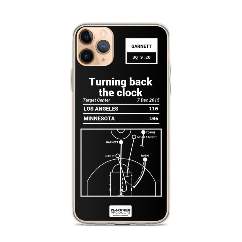 Minnesota Timberwolves Greatest Plays iPhone Case: Turning back the clock (2015)
