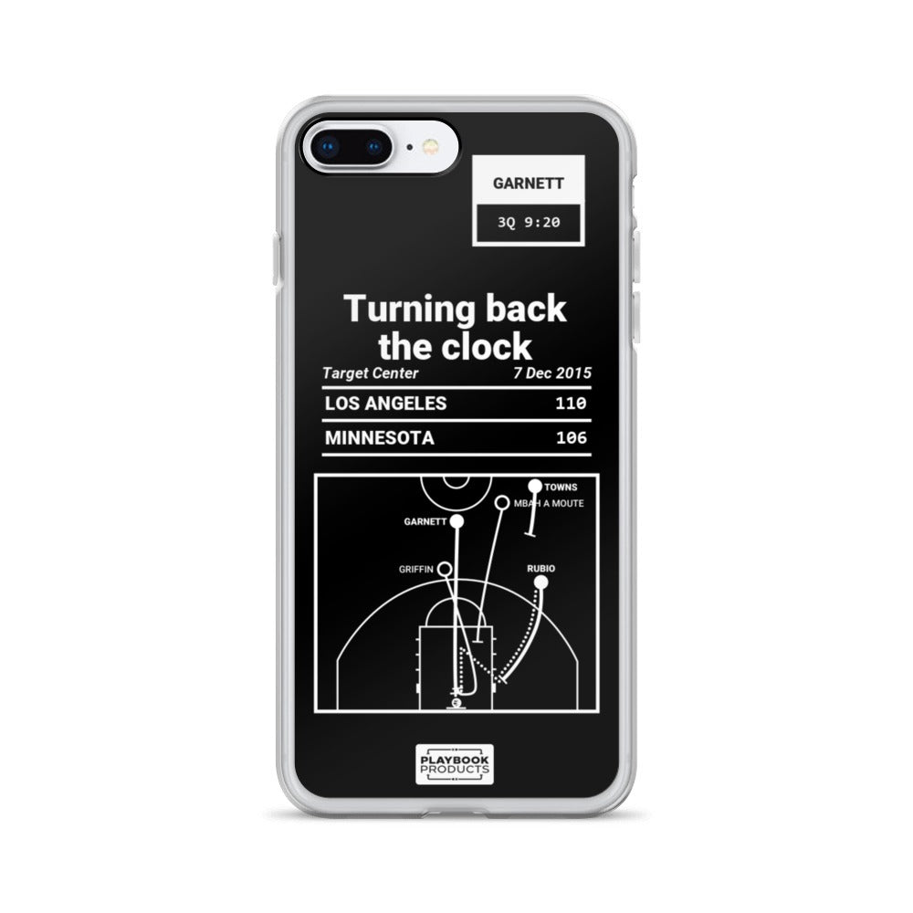 Minnesota Timberwolves Greatest Plays iPhone Case: Turning back the clock (2015)