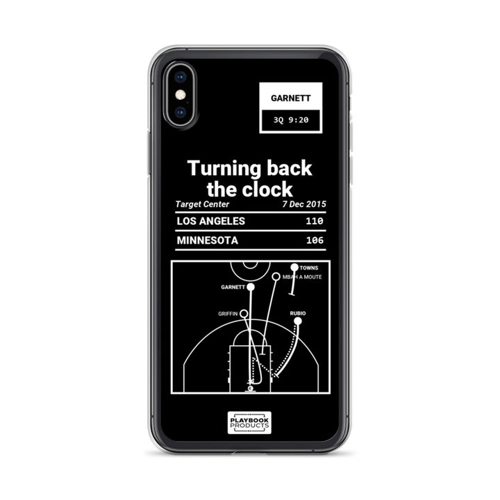 Minnesota Timberwolves Greatest Plays iPhone Case: Turning back the clock (2015)