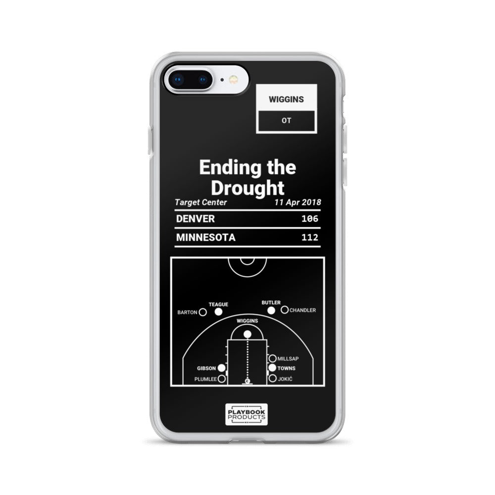 Minnesota Timberwolves Greatest Plays iPhone Case: Ending the Drought (2018)