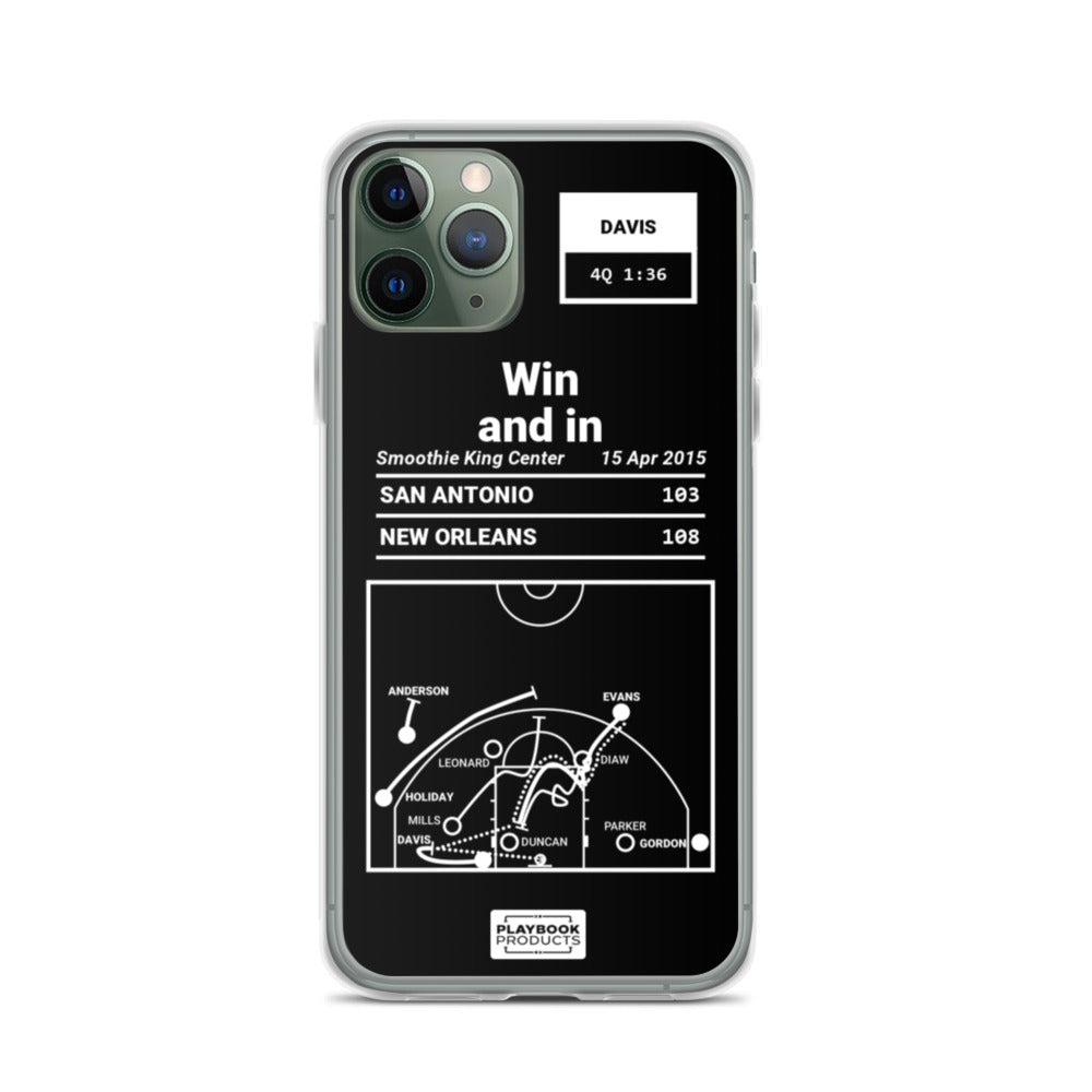 New Orleans Pelicans Greatest Plays iPhone Case: Win and in (2015)