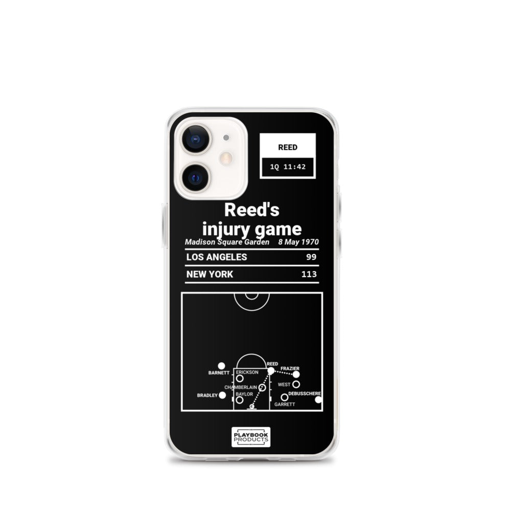 New York Knicks Greatest Plays iPhone Case: Reed's injury game (1970)