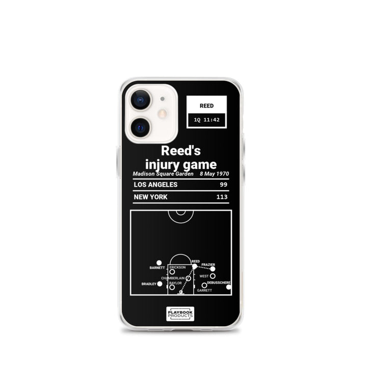 New York Knicks Greatest Plays iPhone Case: Reed's injury game (1970)
