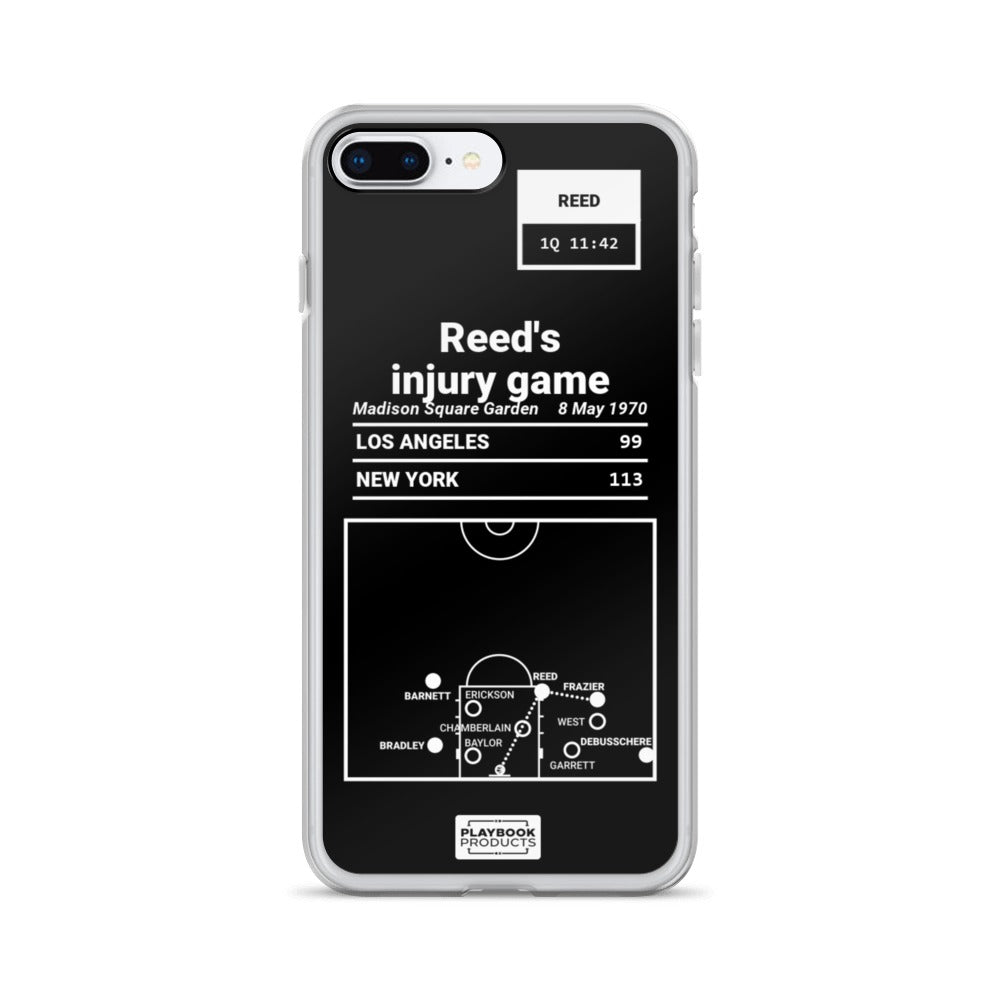 New York Knicks Greatest Plays iPhone Case: Reed's injury game (1970)