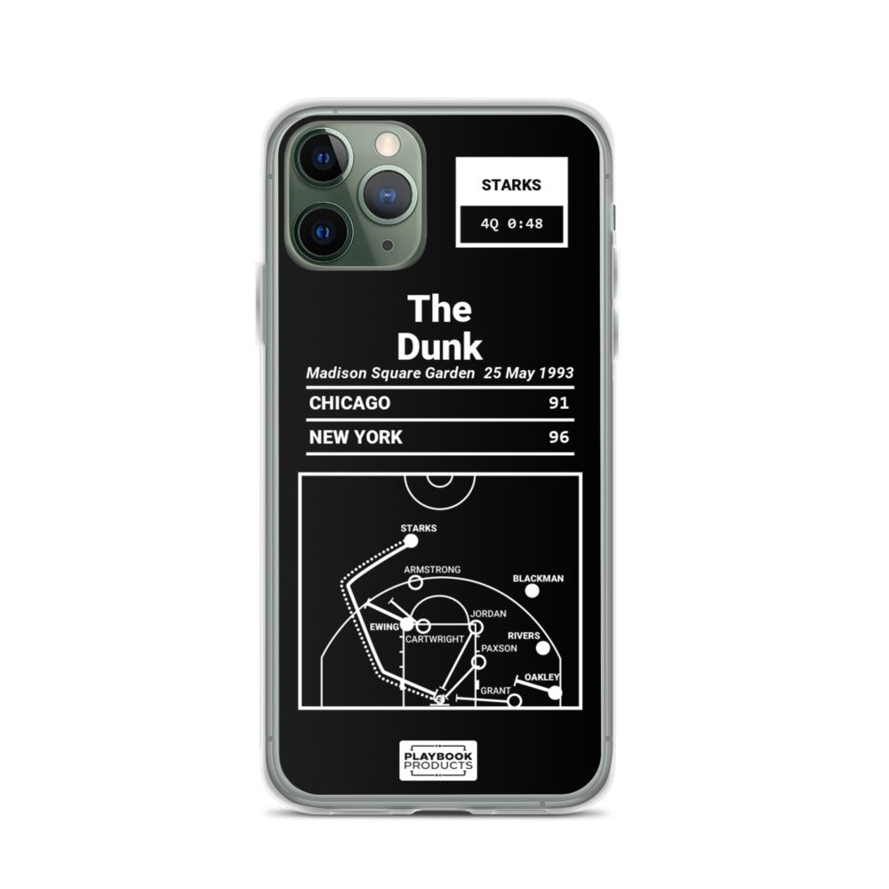 New York Knicks Greatest Plays iPhone Case: The Dunk (1993)