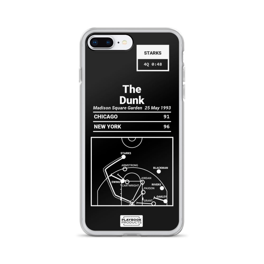 New York Knicks Greatest Plays iPhone Case: The Dunk (1993)