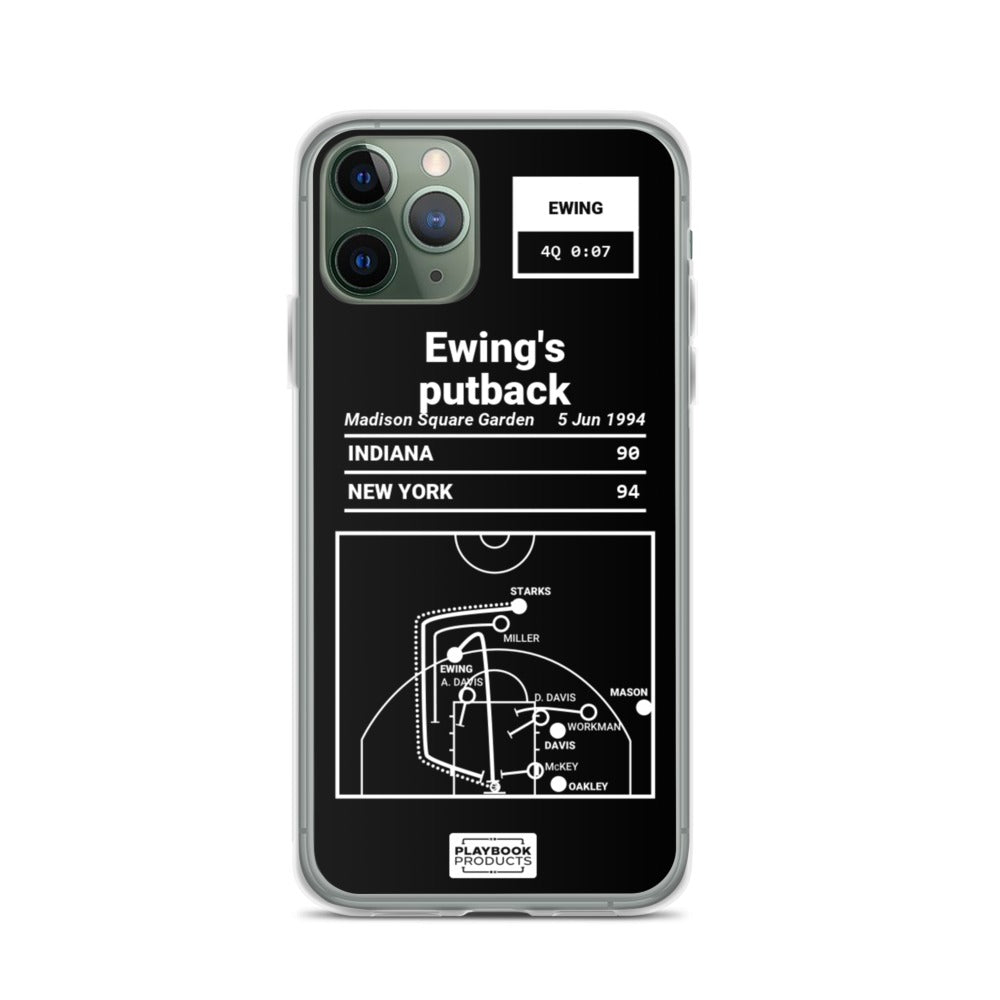 New York Knicks Greatest Plays iPhone Case: Ewing's putback (1994)