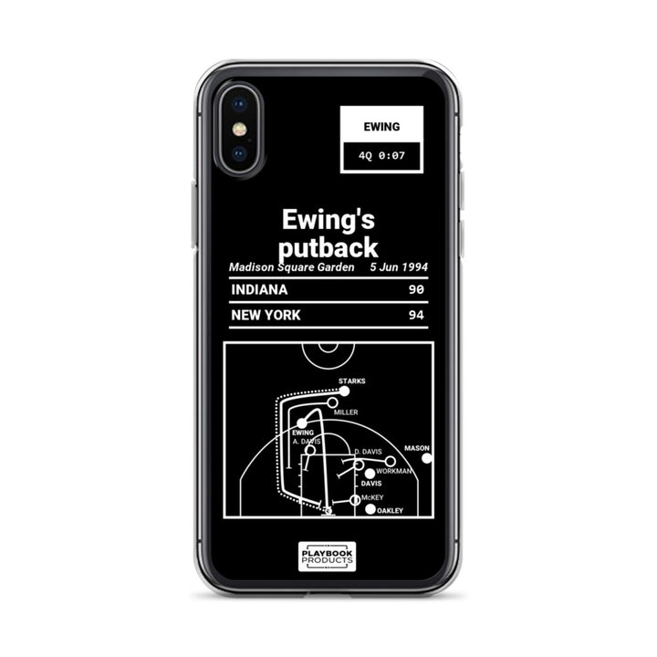 New York Knicks Greatest Plays iPhone Case: Ewing's putback (1994)
