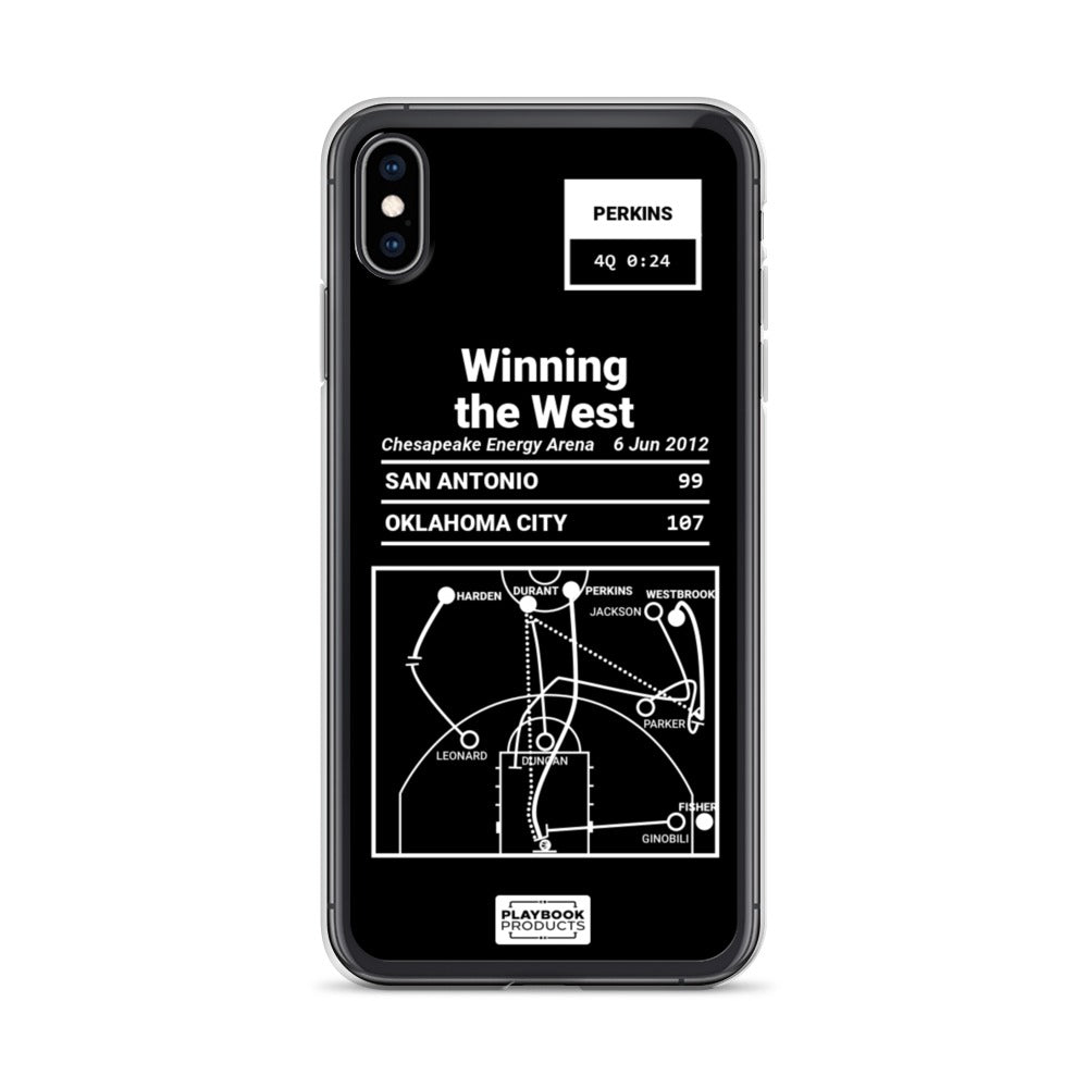 Oklahoma City Thunder Greatest Plays iPhone Case: Winning the West (2012)