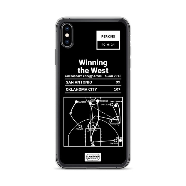Oklahoma City Thunder Greatest Plays iPhone Case: Winning the West (2012)
